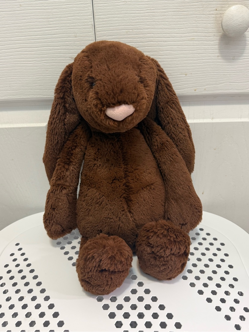 VHTF Jellycat Large Bashful Chocolate Fudge Bunny- Retired